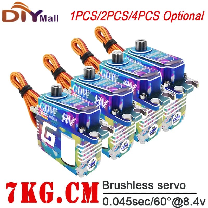 GDW G55HV 7KG Servo digitale 0045s 84V Blocco coda a banda stretta Brushless impermeabile per telecomando per elicottero RC