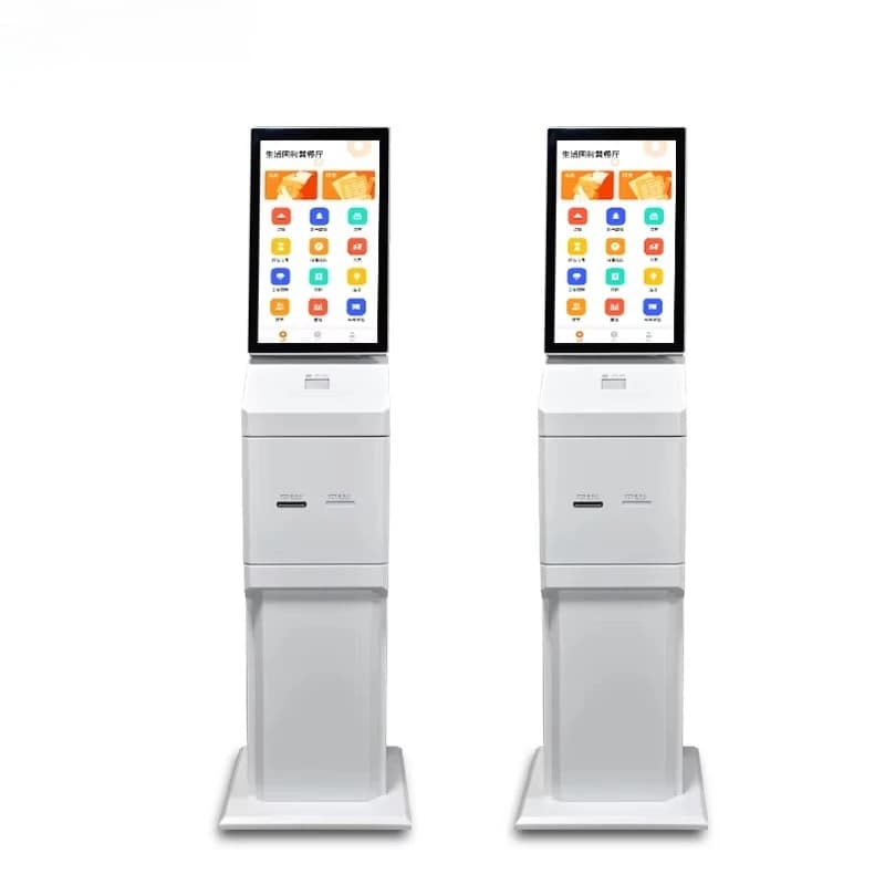 Chiosco di pagamento self-service Android touch screen da 21,5 pollici con lettore di schede NFC