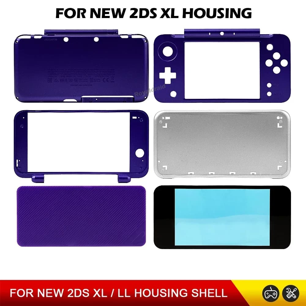 3 COLORS Full Housing For NEW2DSXL 2DSXL LL Replacement Full Housing Shell Case Cover for NEW 2DS XL Game Console Shell Case