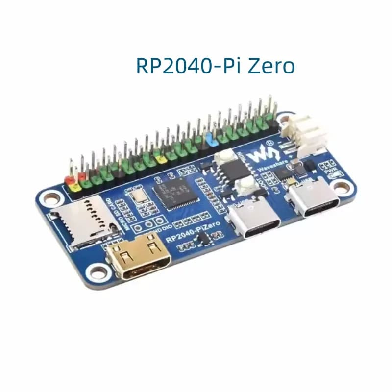 Development card Zero RP2040-Pi Programming card Flash Python from 16 MB Dual-core DVI inter processor based on Raspberry Pi RP2040
