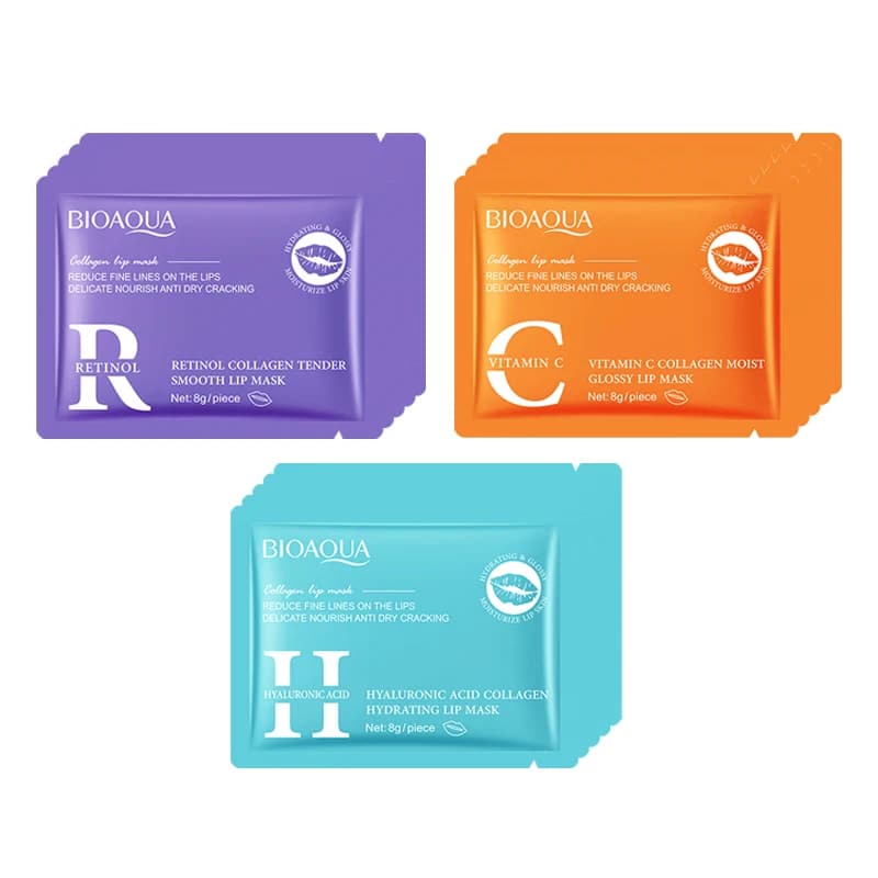 BIOAQUA Retinol Crystal Collagen Lip Mask Hydrating Lip Lips Carnose Lips Gel Masks Anti wrinkled lip moisturizing lips Carnose lip care