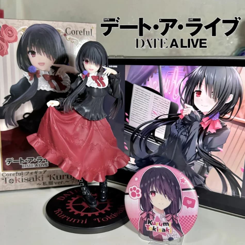 Disponibile: Merchandise Anime The Date A Live, Action Figure di Kurumi Tokisaki da 19 cm, Versione in Abito Formale. Modellini in PVC da Collezione, Giocattoli e Regali