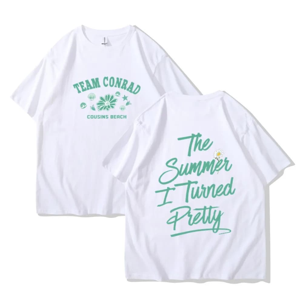 L'estate I Turned Pretty Cousins Beach T-shirt Team Jeremiah Conrad Merch Girocollo Manica corta Tee Donna Abbigliamento da uomo