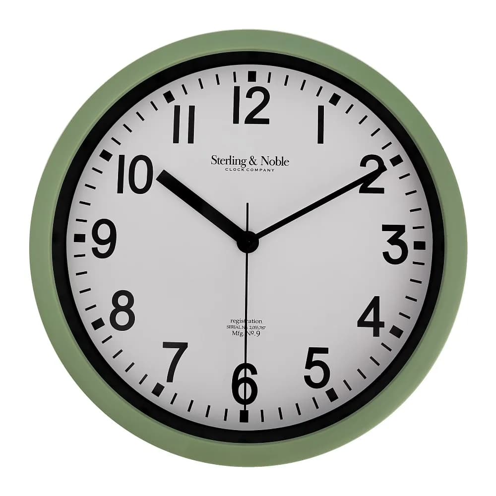 Modern Large Wall Clock Silent Non Ticking Quartz Clock Battery Operated Round Wooden Frame for Living Room Kitchen Bedroom Office Decor