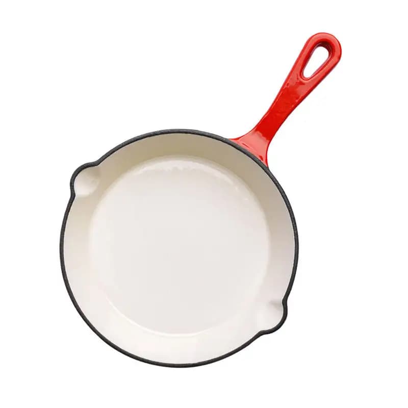 Padella antiaderente in ghisa, adatta per uso domestico, pancake all'uovo, bistecche, cucine a induzione e fornelli a gas.
