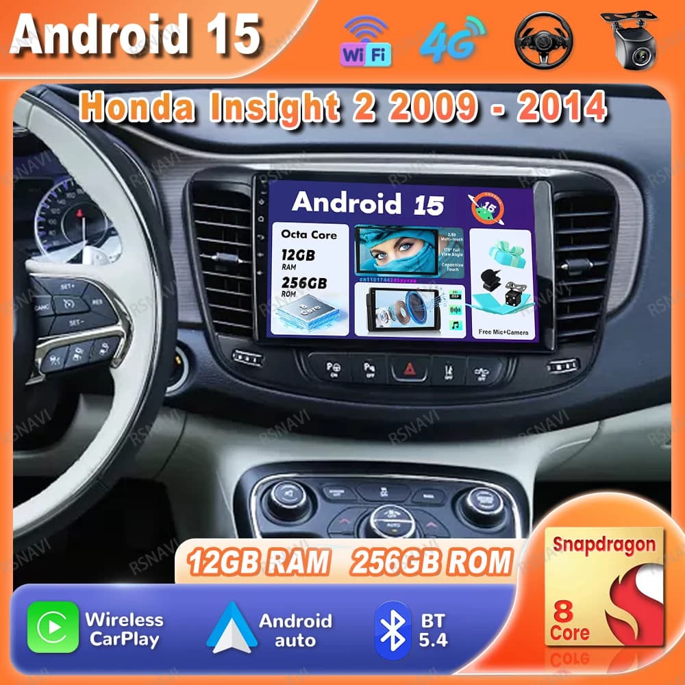 Autoradio Android 15 Per Chrysler 200 200C 200S 2015 2016 2017 2018 - 2019 9/10 pollici WIFI + 4G DVD Navigazione AUTO Qualcomm BT