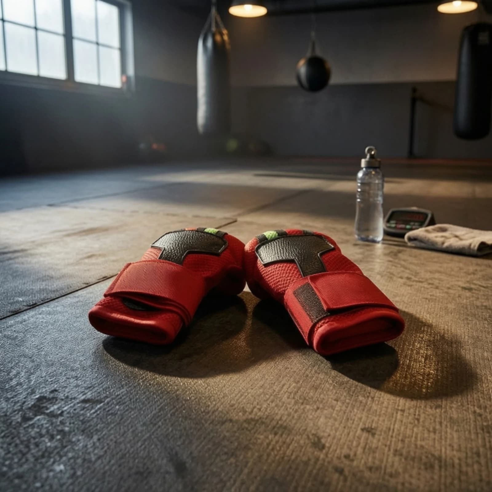 Open-Finger Glove Breathable Glove with Wrist Wrap Training Gloves Comfortable Sportswear Long-Lasting for Boxers, Gym