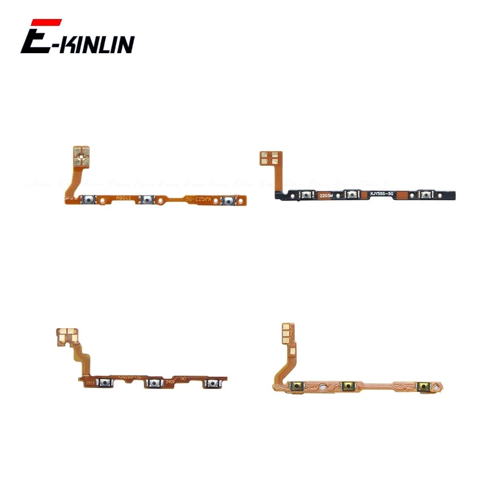 Cavo flessibile di ricambio per pulsante di accensione e volume per Vivo T1x T2 T2x T3 T3x T4 Ultra Pro Lite 5G 4G