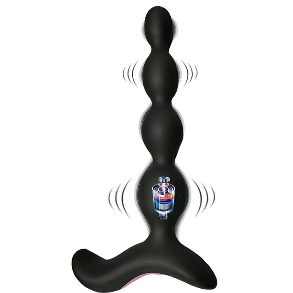 Popular Anal Beads Vibrator for Adult Prostate Massager Waterproof Butt Plug Vibrating Adult Sex Toys for Women Male Gay sex toy