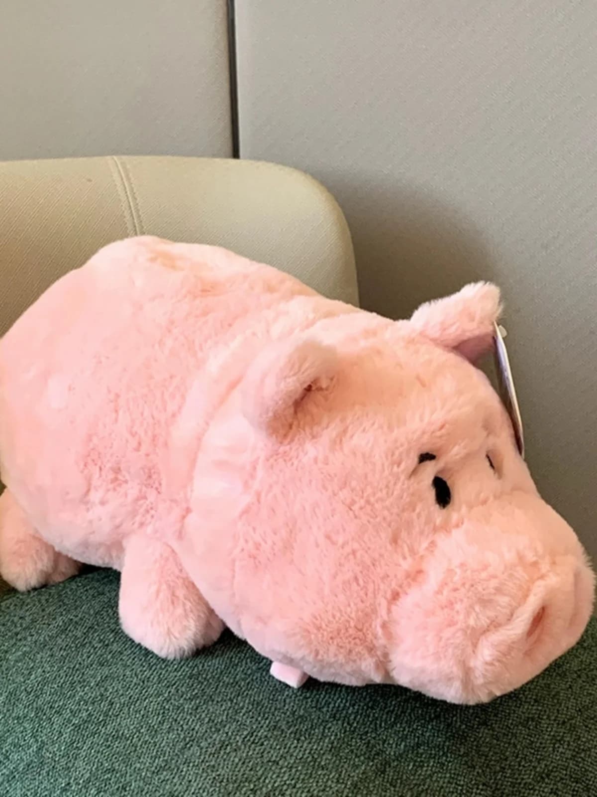 Zaino Borsa a Tracolla Multifunzione a Forma di Maialino Rosa Carino, Peluche Imbottito, Cuscino Morbido in Cotone PP, Universale