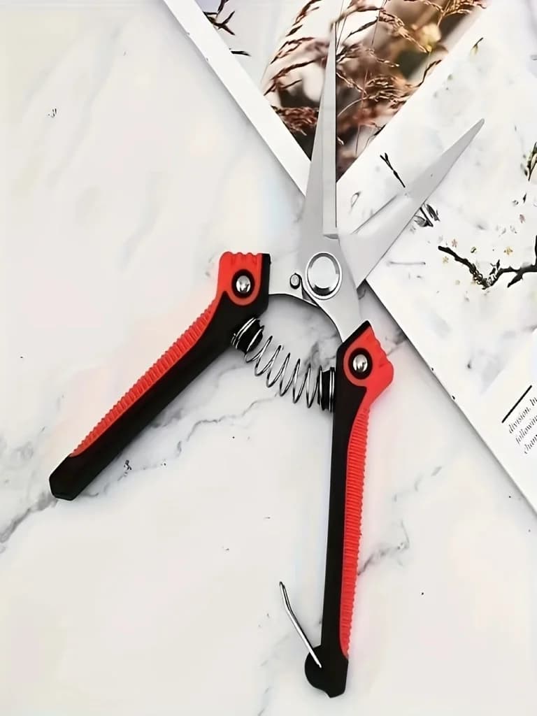 1 Piece of Japanese Quality Stainless Steel Gardening Pruning Shears, Manual Pruning Shears, Quick Cleaning and Cutting for Plants, Vegetables, Bonsai, and Flowers, Garden Supplies
