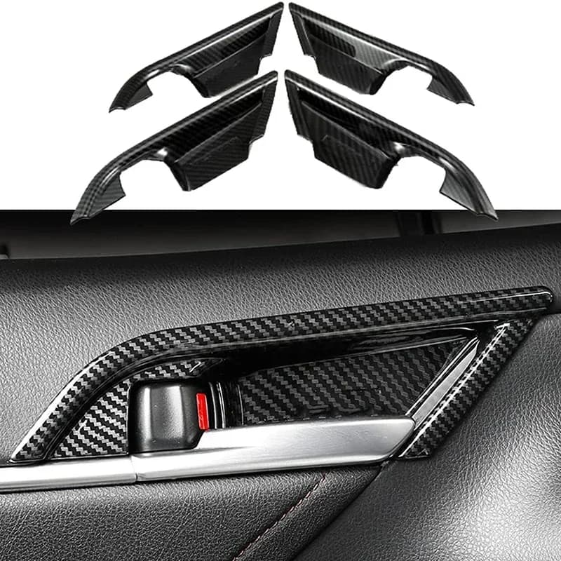 Car Interior Door Handle Bowl Frame Cover Trim for Toyota Camry Interior Accessories 2020 2021 2022 2023