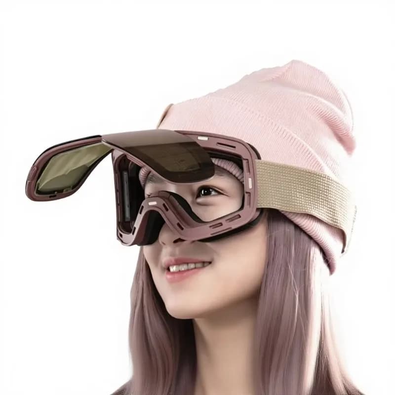 Airo Windproof Ski Goggles with TPU Frame and Anti-Fog Lens