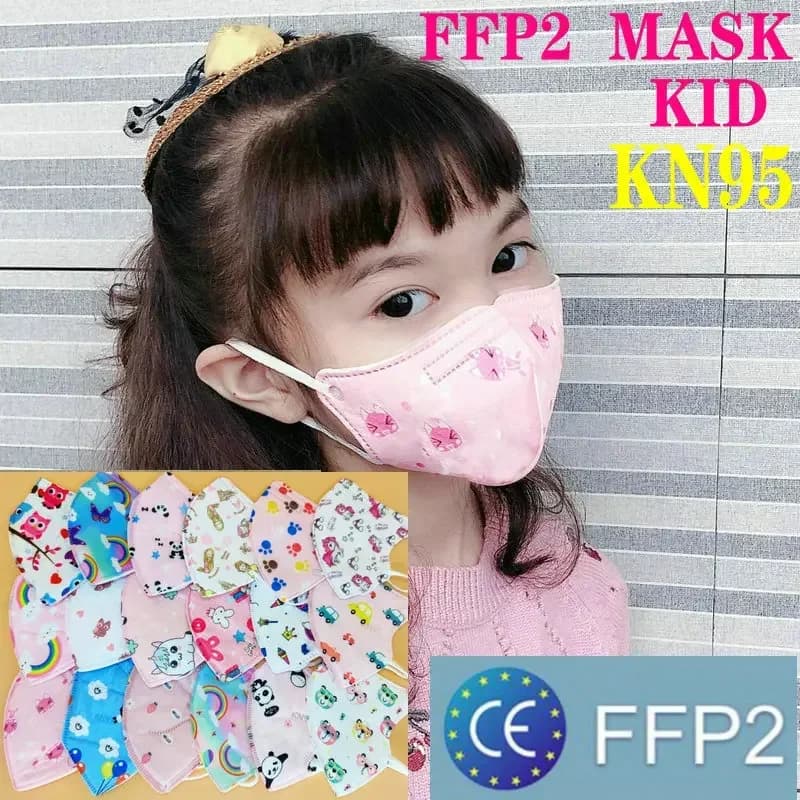 FFP2 CE Mask KN95 Baby Kids 5 Roads Mask Capretto 3-8 8-15 Years Cartons Animated Hands Filter Breather Mascarilla