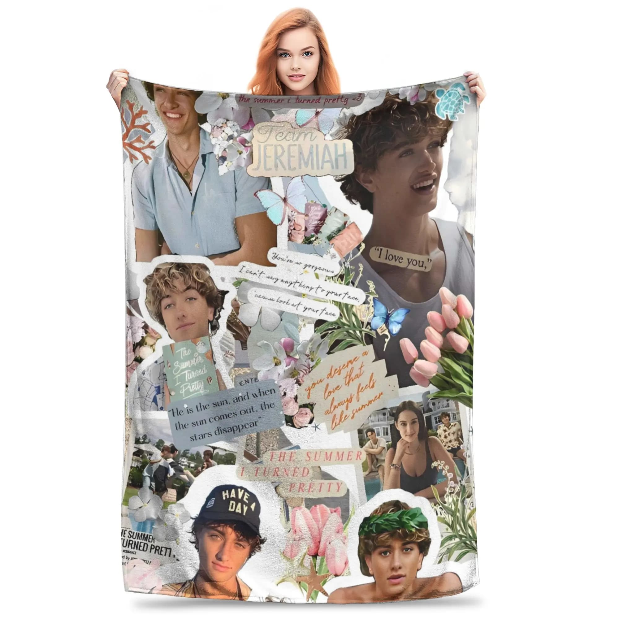 The Summer I Turned Pretty Super Soft Blankets Conrad Fisher Children Plush Throw Blanket Couch Chair Flannel Sofa Bed Cover