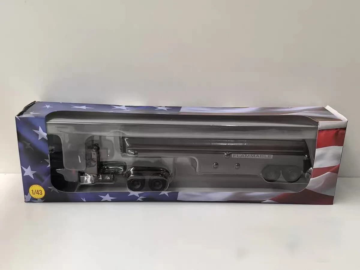 Paint Surface Defects Diecast IXO 1/43 Scale Peterbilt 281 1955 Front Alloy Oil Tank Plastic T7 Alloy Car Model