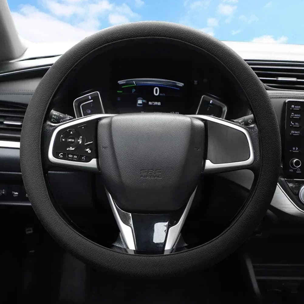 Universal Car Steering Wheel Cover Car Steering Wheel Handle Cover Anti-skid Wear-resistant All-season Silicone Steering Wheel