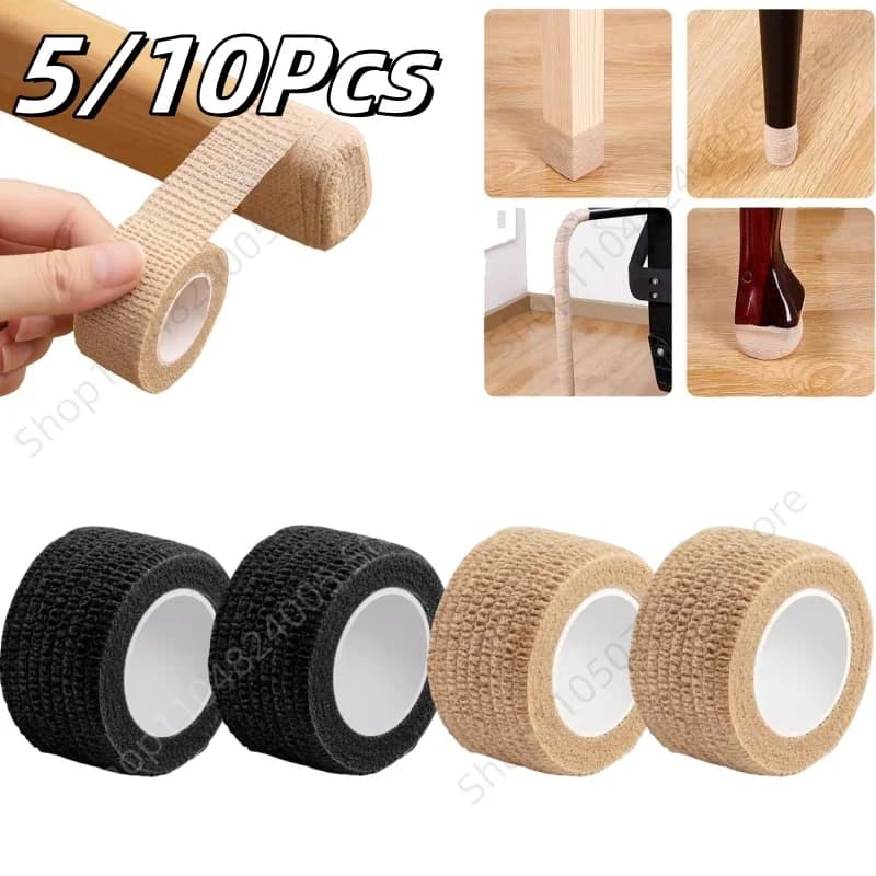 5/10 pezzi antiscivolo muto premium poggiapiedi feltro mobili gamba pad nastro sedia fai da te gamba pavimenti in legno protezioni tappetino decorazioni per la casa