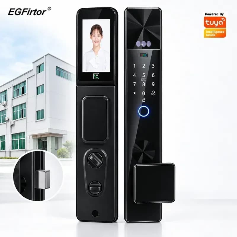 for Cross-border graffiti smart lock facial recognition Spanish smart door lock automatic fingerprint smart lock entry door