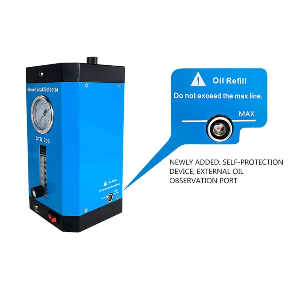 Car Automotive Smoke Machine Pipe Smog Generator Leak Detect Leakage Detector Diagnostic 12V Auto Repair 10L/min