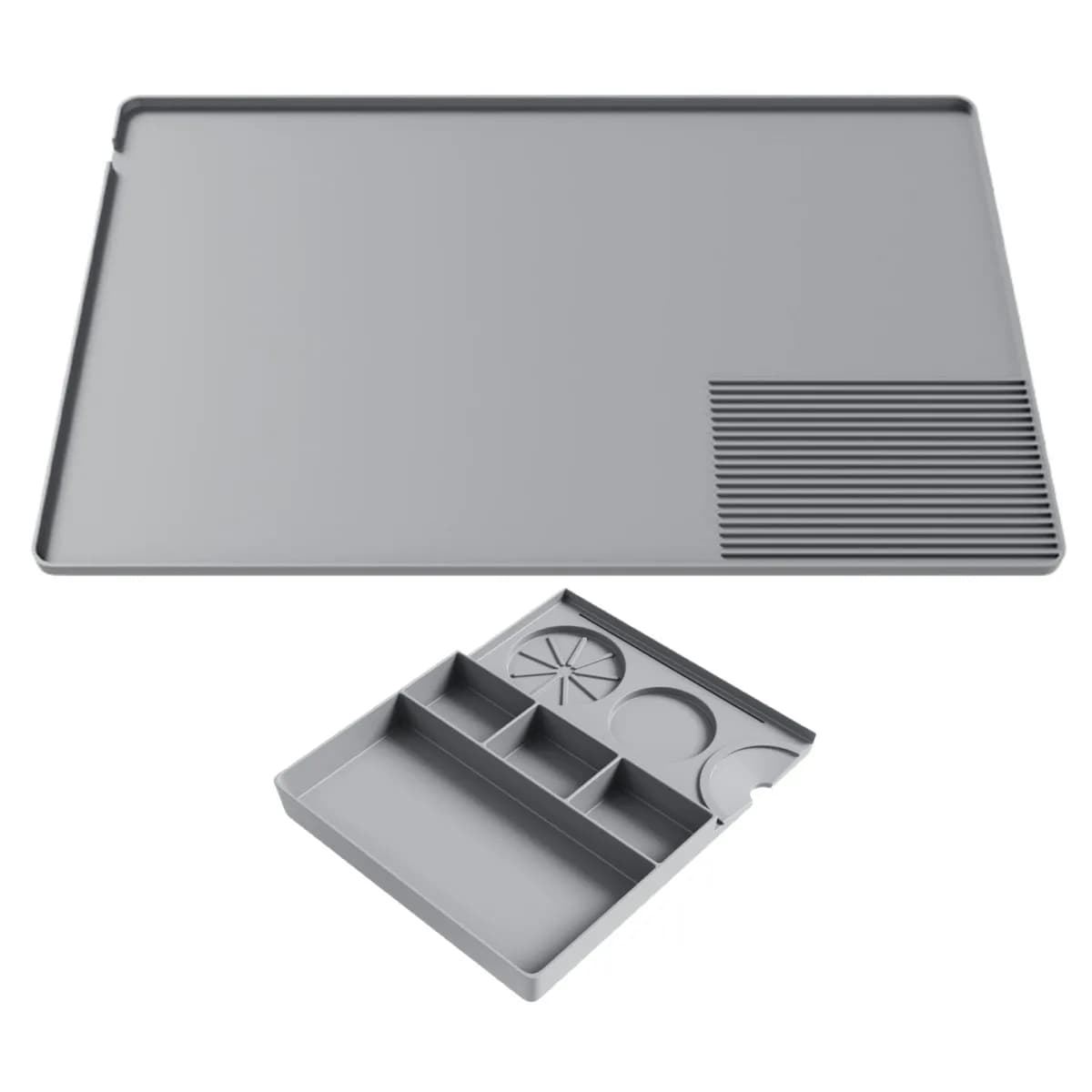 Large Silicone Dish Drying Mat With Heat Resistant Non Slip For Coffee Maker Station Countertop Organizer