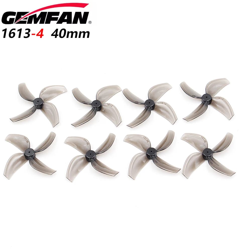 Gemfan 1613-4 40mm 4-Blade bladed propeller lightweight design 1MM Hole For FPV mini drone RC Pavo Femto Brushless BWhoop parts