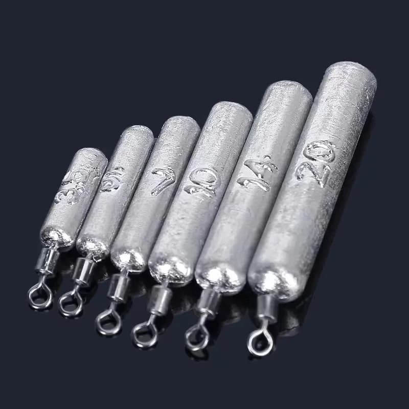 10 pcs/lot Fishing Zavorra3.5g 5g 7g 10g 14g 20g Fishing weight Piombini Fishing baits Zavorra Fishing equipment Accessories