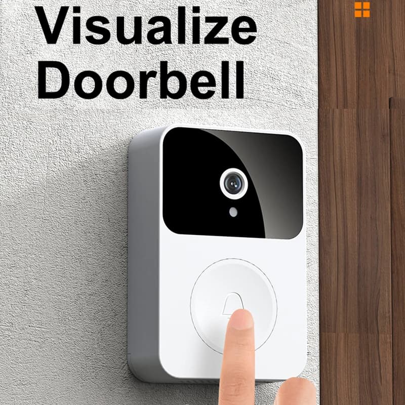 WiFi Video Doorbell Wireless HD Camera IR Alarm Security Smart Door Bell WiFi Intercom for Home