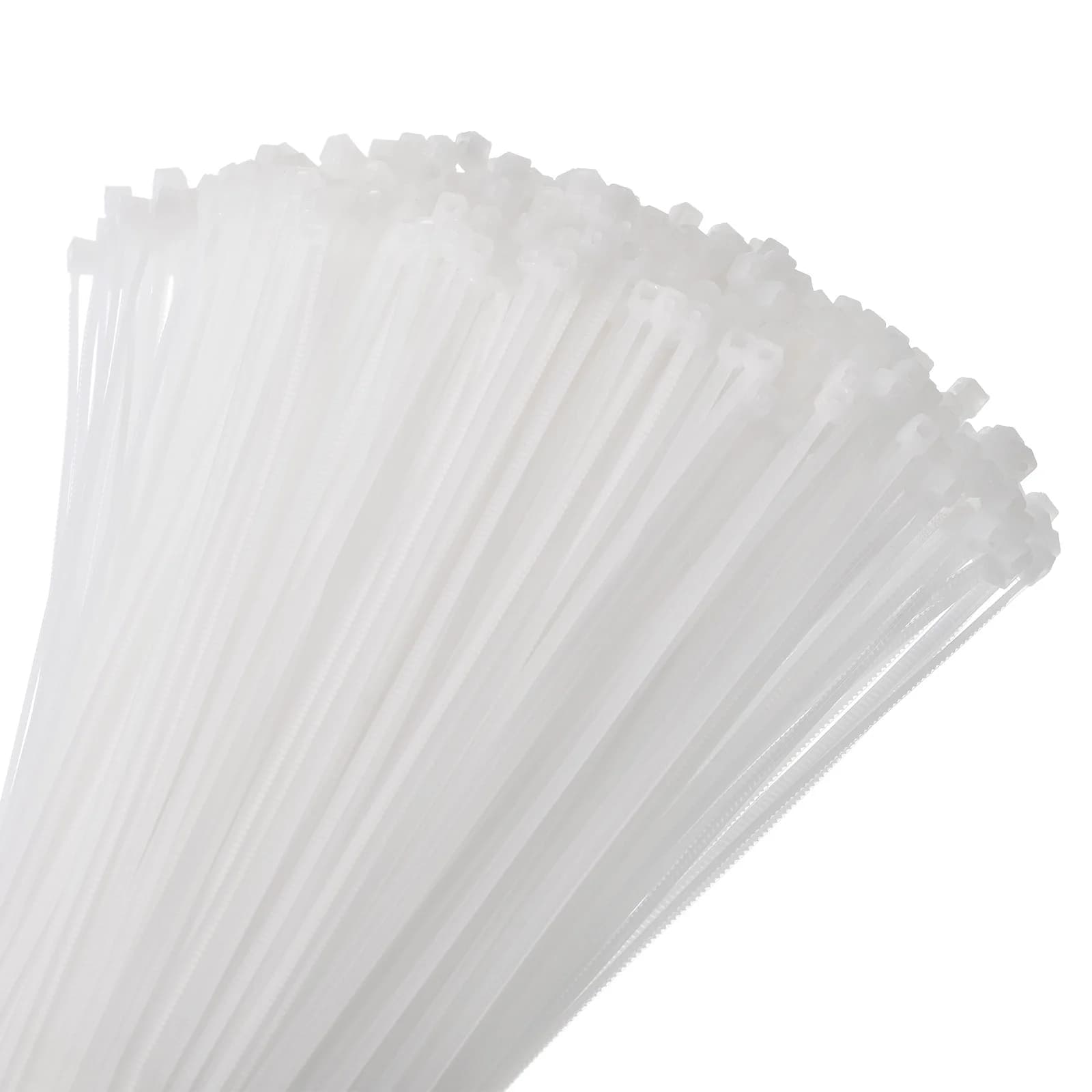 400-2000Pcs Nylon Cable Zip Ties Self-Locking Cord Tie Straps Fastening Loop 3mm 11Lbs Small Cable Tie Wraps for Cord Management