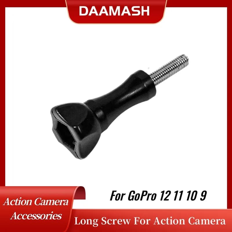 For GoPro Adapter Vite 1/2 Pieces Set of long zigrinata head screws for GoPro Hero 13 12 11 10 9 Insta360 X4 X3 DJI OSMO Action 4 3