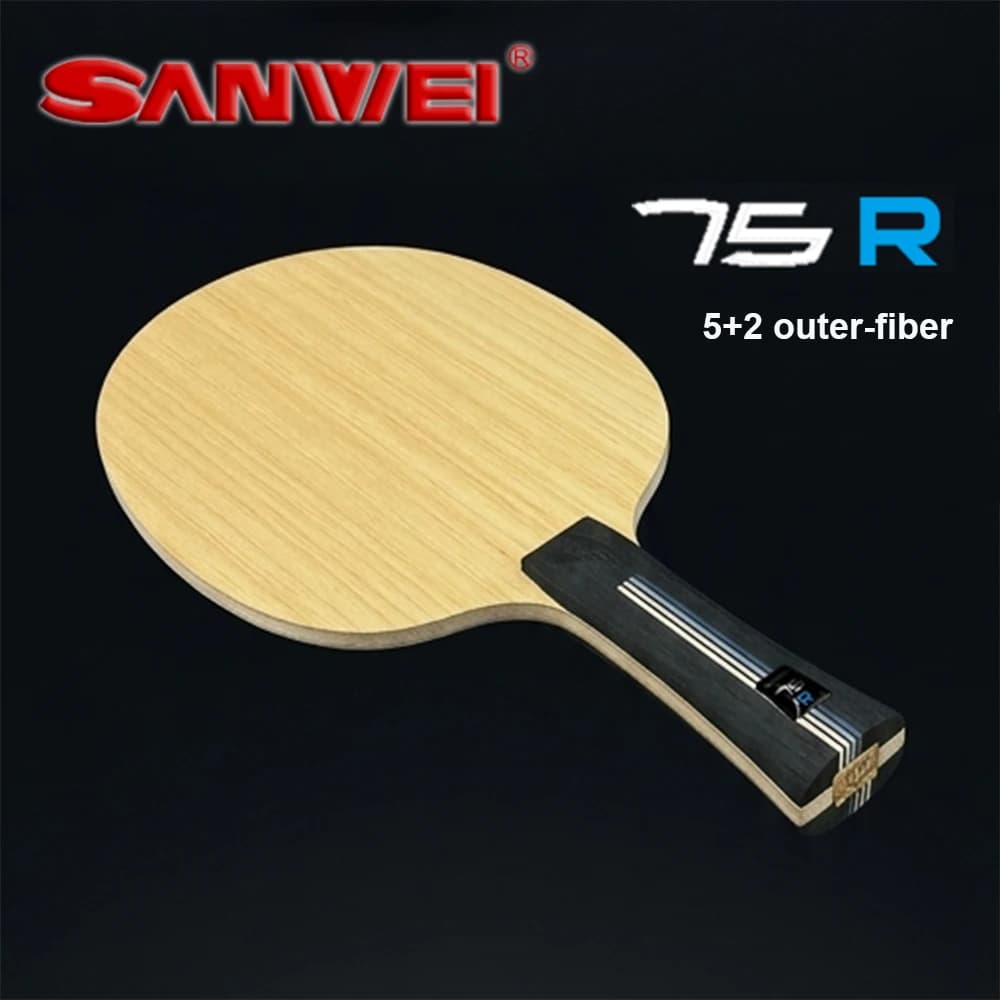 Original SANWEI 75R 5+2 outer H-GLC Table Tennis Blade Racket Ping Pong Paddles Pingpong Bat