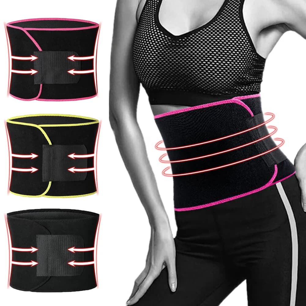 Sweat Sports Suit Support Belt for Life Waist Weight Loss Waist Sauna Waist Abdominal Waist Burning Fats Waist Trainer Trimmer for Life