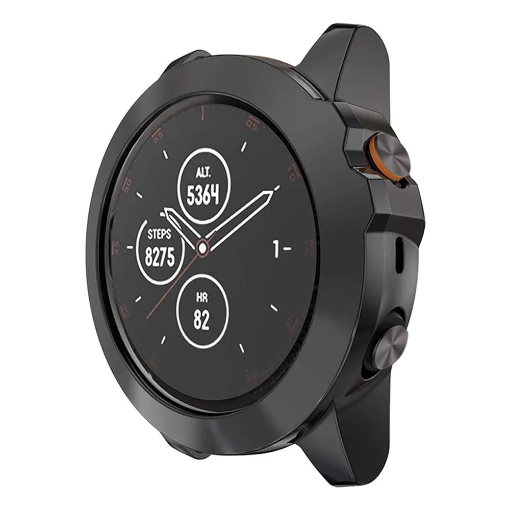 Custodia Protettiva Elettroplaccata per Smartwatch Garmin 5X, Antiurto e Antigraffio