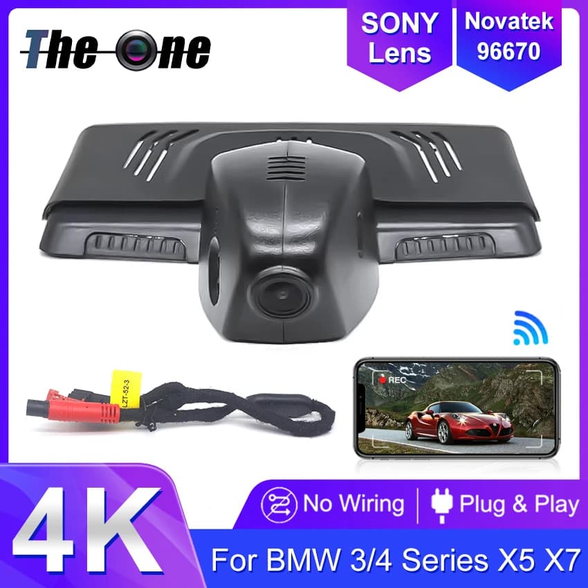 Nuovo! DVR per auto 4K per BMW Serie 3 G20 G21/4 Serie G22 G23 G26 /M3 G80/ M4 G82/ X5 G05/ X7 G07 2020-2023, Dash Cam plug and play