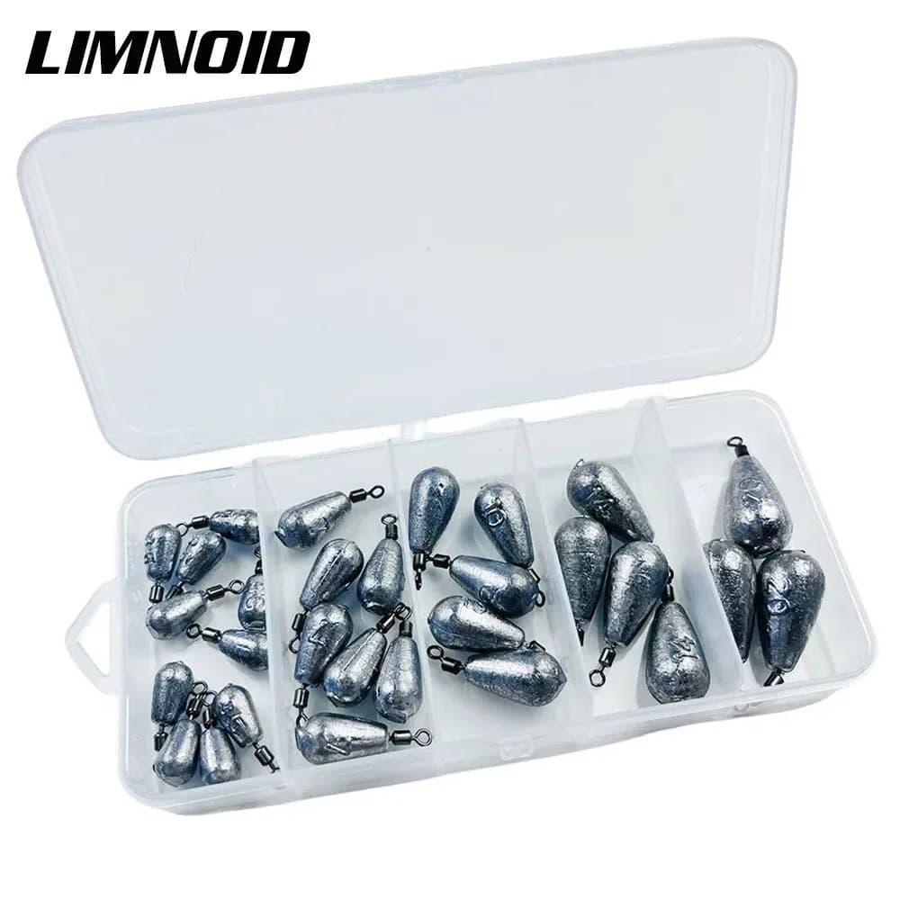 Fishing set Limnoid 29 Pieces 3.5g 7g 10g 14g 20g with 360° rotation