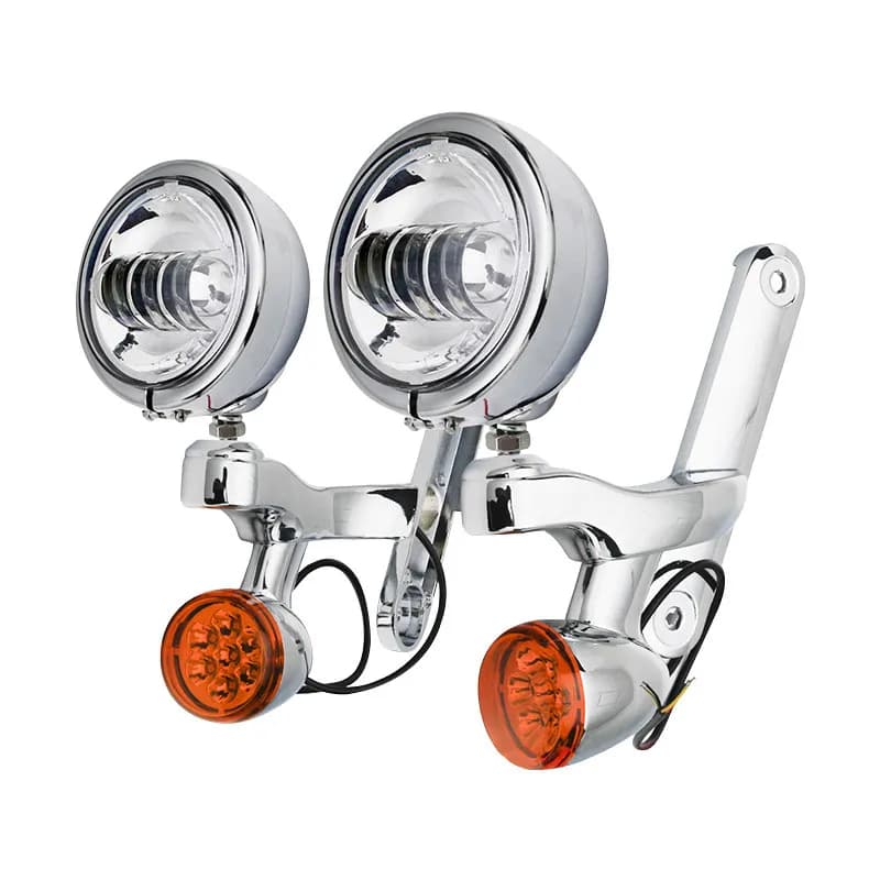 Suitable for Avenue Flagship Glide Headlight Auxiliary Light Fog Light Black Steering LED Light