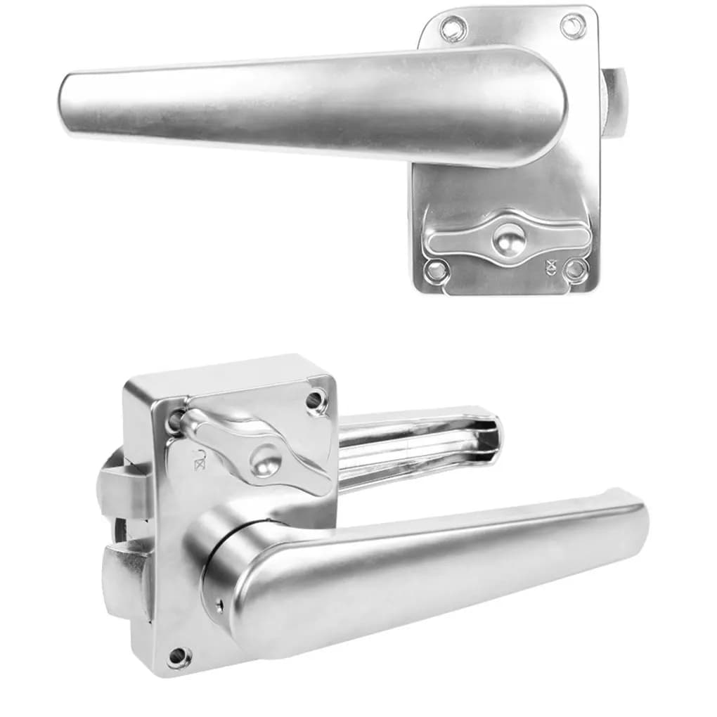 Serratura per porta Serrature per WC Manopola di chiusura per porta del bagno Hardware per mobili di sicurezza Accessori per camper inverso Riparazione Nero