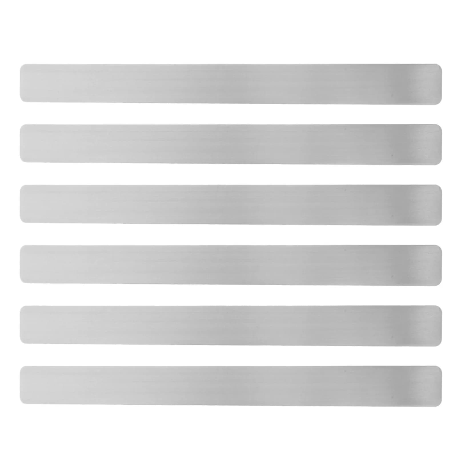 6 strisce autoadesive in ferro - Nastro metallico magnetico per bacheca - Bacheca decorativa per foto, appunti e annunci