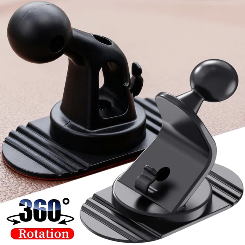 Supporto Universale per Telefono da Cruscotto Auto con Base Rotante a 360 Gradi e Testa a Sfera Adesiva, Bestseller