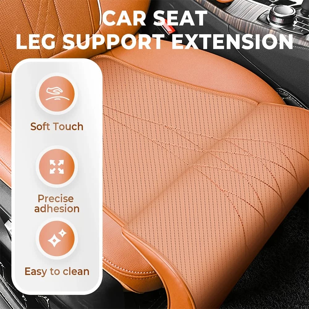 Extended car seat cushion Napa leather mat Driver seat cover universal car seat covers for breathable anti-slip car leather