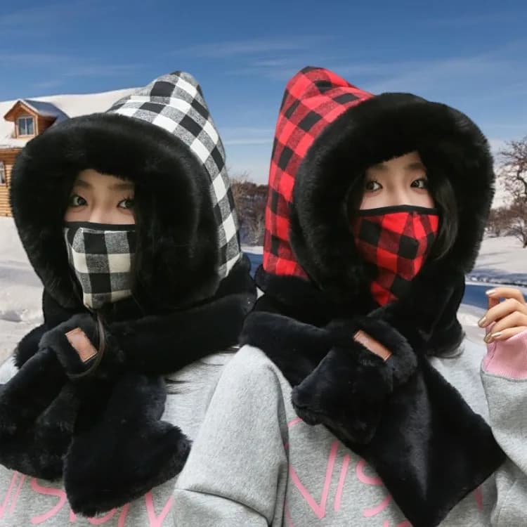 Passamontagna Maschera invernale antivento Maschera da sci in pile caldo per uomo e donna Scaldacollo da ciclismo per bici da moto per climi freddi