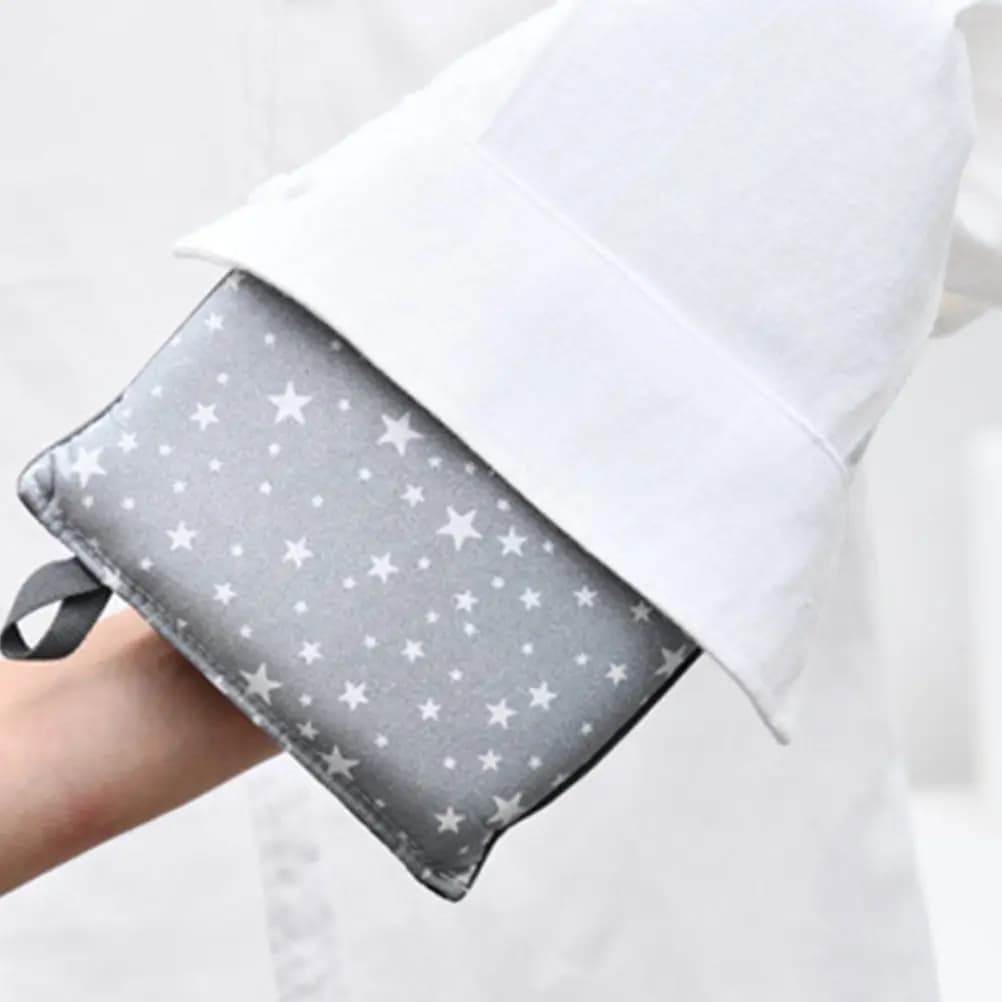 2 Pezzi Guanto da Stiro Resistente al Calore, Guanto Protettivo Anti-Vapore con Anello per il Dito per Stiratura a Vapore e a Mano, per Vestiti