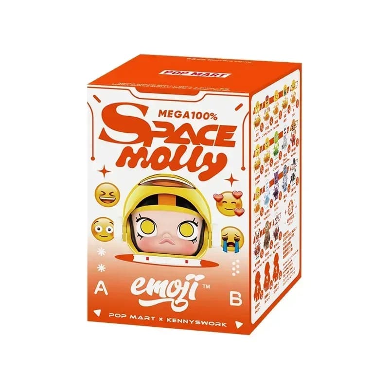 POP MART MEGA SPACE MOLLY 100% Serie X Blind Box | Action Figure Anime Kawaii a Tema Emoji, Giocattolo Sorpresa