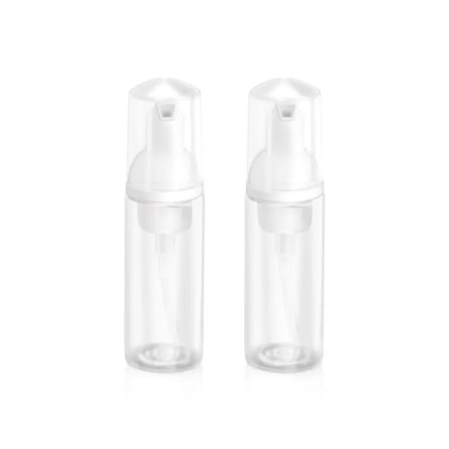 2oz m Pump Bottle, Empty Bottle Travel ming Dispenser and Soap, Sampoo 2Pcs, 60ml