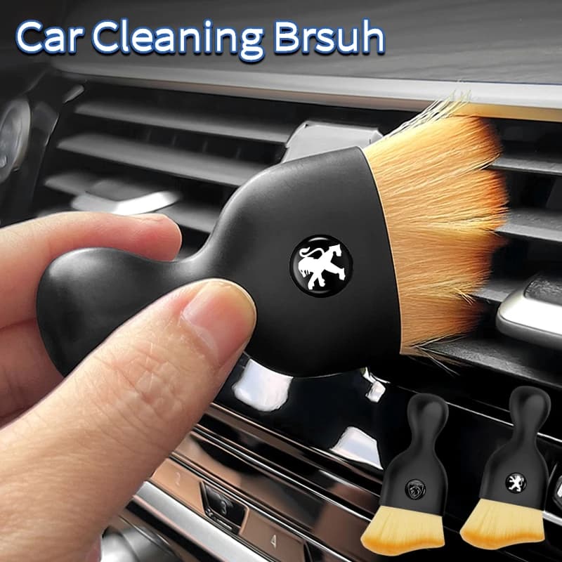 Car Cleaning Tool Soft Brush Crevice Air Vent Clean Brush For Peugeot 2008 3008 307 308 206 207 208 407 508 5008 106 107 205 301