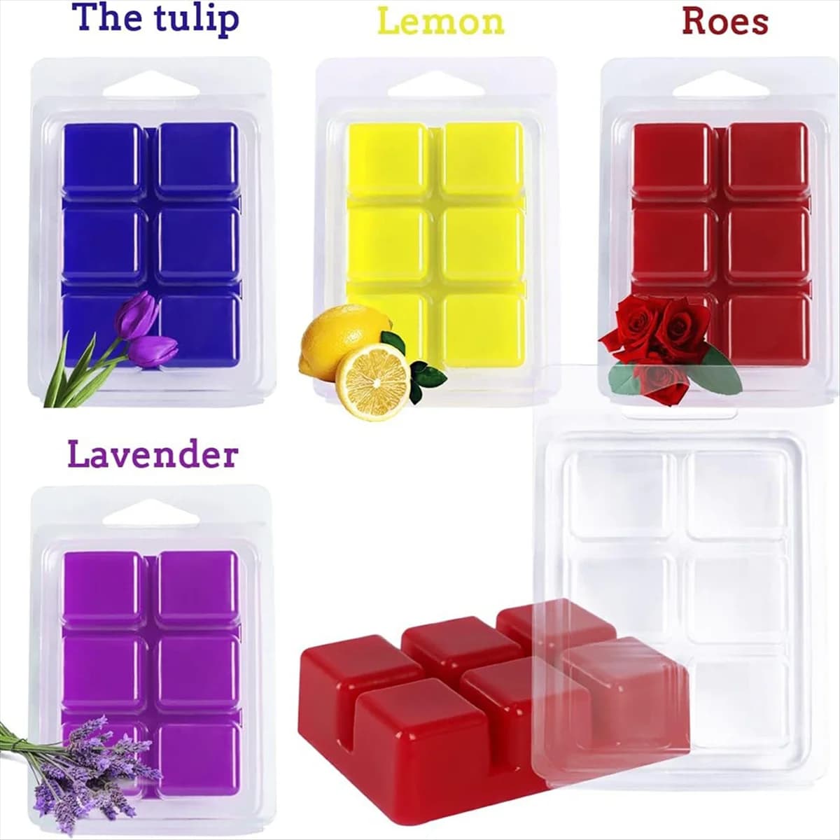 AA98 30 pcs container for wax casting shell packing mold box for container for empty plastic candle melting tart packaging