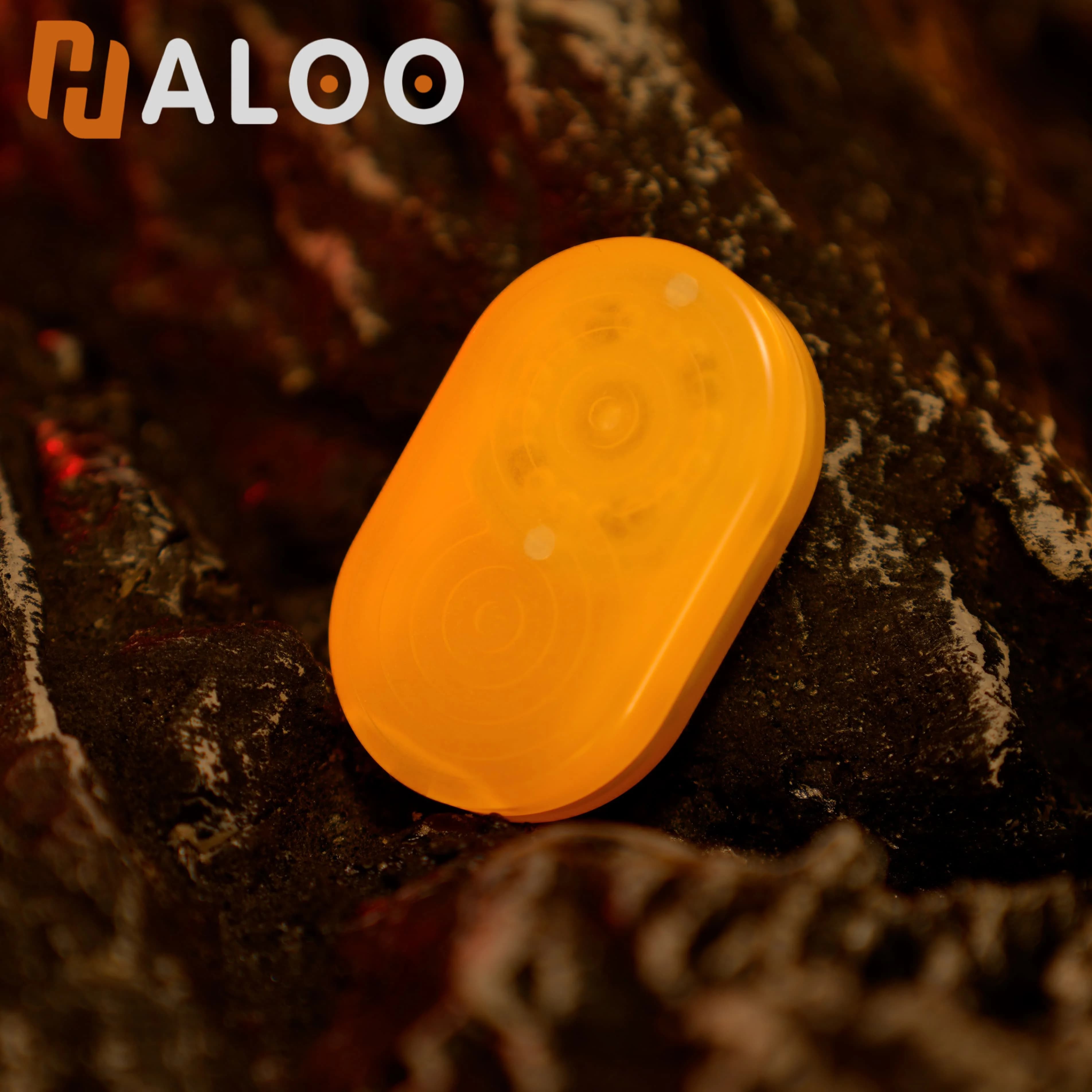 HalooPlayer Fidget Spinner Luminoso Ritmico, Giocattolo Antistress EDC, Spinner Manuale Anti-Ansia per Adulti e Bambini