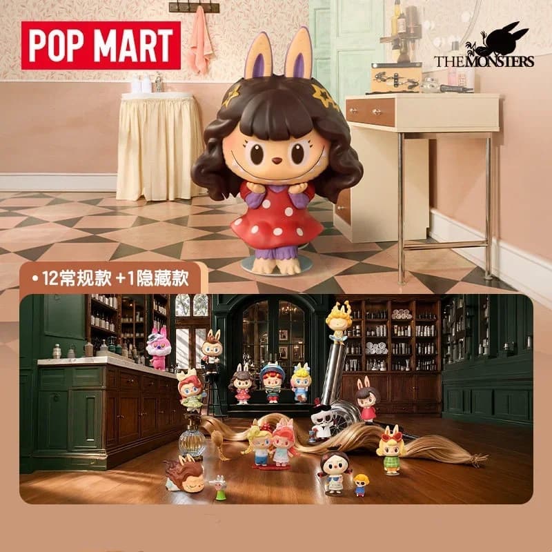 POPMART LABUBU the Monsters Hair Salon Series Blind Box - Cute Anime Figure Doll - Mystery Gift Ornament Toy