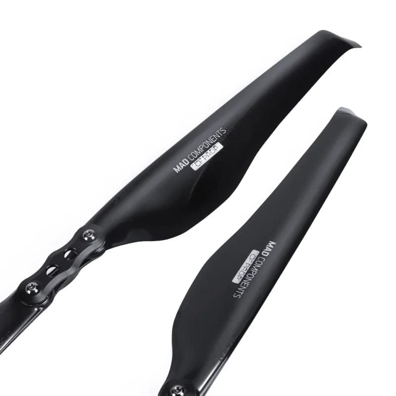 16.2x5.3 Inch FLUXER PRO Glossy Carbon Fiber Folding Propeller Heavy Hifting for DC Dr-one Motor