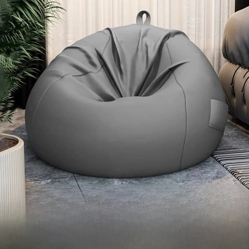 Cute Bean Bag Sofa Cover Storage Bag Old Clothes Replaceable Lie down Half Finished Product Simple Modern Style Home Fa...
